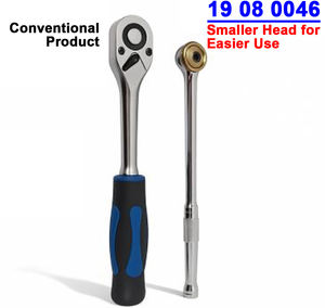 Poignée à cliquet réversible compacte 3/8" 90T - Product Image 3