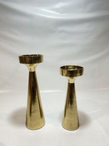 Porte-bougie en aluminium coulé de qualité supérieure, style Wabi Sabi irrégulier, support décoratif pour bougie, pour la décoration moderne de la maison et de la table - Product Image 3