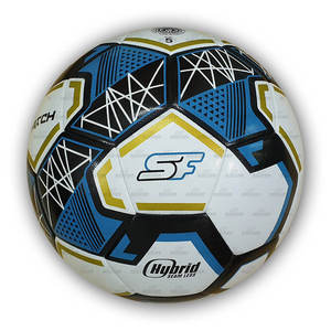 Balón de fútbol híbrido de alta calidad para partidos y entrenamientos Material laminado de costura impermeable con estilo de logotipo - Product Image 4
