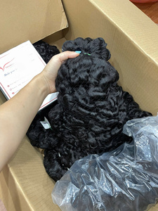 Mejor Oferta 2026: Paquetes de Cabello Virgen Doble Trama 100% Alineado con Cutícula, Cabello Rizado Birmano al Vapor, Tejido de Cabello Rizado al Vapor - Product Image 4