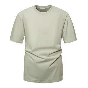 Camiseta de Algodón 100% Personalizada al por Mayor con el Logotipo de tu Marca, Lisa, Informal, Ajustada, para Hombre, de Peso Pesado, en Varios Colores - Product Image 1