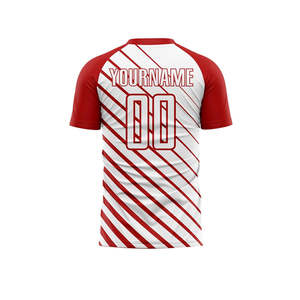 Fábrica de camisetas de fútbol americano fabrica ropa deportiva, camisetas de fútbol para entrenamiento, impresión de logotipo personalizado, camiseta de fútbol de manga corta - Product Image 3