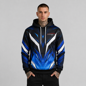 Latest Arrival Men's Sublimated <b>Hoodie</b> Durable Fabric Breathable Comfortable Fit Casual Wear Custom <b>Sublimation</b> <b>Hoodie</b> For Men - Product Image 1