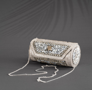 Luxury Metal Mosaic Handmade Clutch Bag Vintage Evening Clutches for Women Girls Wholesale Price Luxury Crafts - Product Image 6