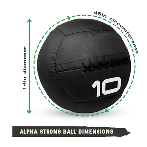 PVC Medicine Ball for <b>Strength</b> <b>Training</b> Unfilled Exercise Balls - Product Image 4