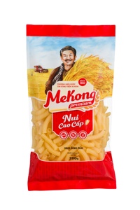 Macarrones de Arroz Amarillo en Tubo Largo 200g Sin Gluten Fideos de Arroz Saludables Fabricante y Proveedor de Vietnam OEM - Product Image 4