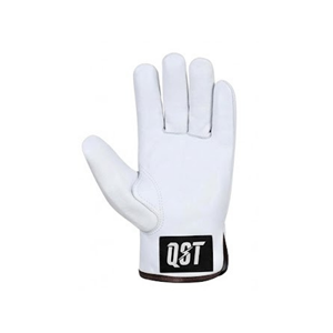 Gants de jardinage en cuir à doigts complets, paume souple, poignet élastique, logo personnalisé, OEM, ODM, marque privée, vente en gros d'usine - Product Image 5