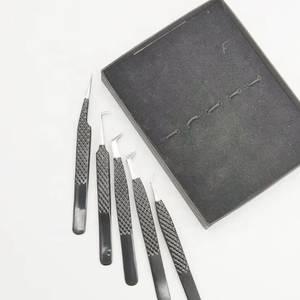 ชุดแหนบต่อขนตา Morje Surgical Precision สแตนเลสสตีล ขนาด 10 มม. พร้อมด้ามจับที่มั่นคง ปลายเรียบเนียน สำหรับอุปกรณ์ต่อขนตา - Product Image 6