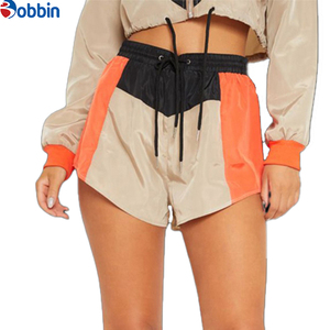 Nouvel ensemble tendance pour femme : coupe-vent léger, antibactérien, décontracté, avec veste zippée unie et short de survêtement - Product Image 6