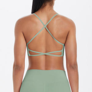 Women Gym Sports <b>Bra</b> Seamless <b>Stretch</b> Breathable Training Workout Active Apparel Top - Product Image 4