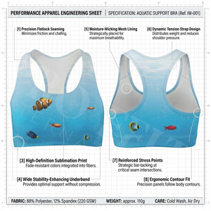 Gym Clothing Manufacturer High Quality Sports <b>Bra</b> Breathable Fitness Yoga Crop Top Quick Dry Stretch Activewear Gym Sports <b>Bra</b> - Product Image 3