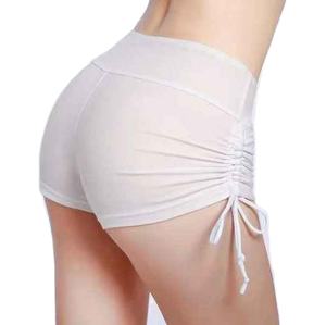 Shorts de plage pour femmes, taille élastique, personnalisables, respirants, imprimés numériquement, en matériaux écologiques durables - Product Image 6