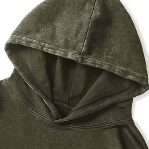 Sudadera con Capucha de Algodón 100% para Hombre, Estilo Heavyweight, Térmica, Personalizada, Nueva Colección, Alta Calidad, Lavado Ácido - Product Image 5