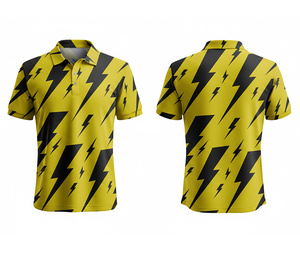 Sports Sublimation Polo Shirt Lightweight Performance Wear Durable Stitching for Men Women Youth Quick-Dry Dry-Fit Active Polo - Product Image 1