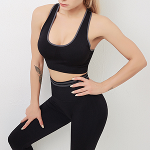 Nouveaux ensembles de yoga deux pièces pour l'entraînement, ensembles de soutien-gorge de yoga unis, ensembles de vêtements de sport taille haute, ensembles de leggings de yoga pour la gym - Product Image 5