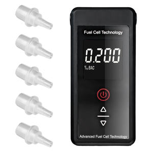 เครื่องตรวจแอลกอฮอล์ลมหายใจแบบพกพา,เครื่องตรวจแอลกอฮอล์ดิจิตอลหน้าจอ LCD บันทึกการจราจรดีไซน์ใหม่ปี2023 - Product Image 1