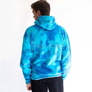 2025 Custom Tie Dye Printed Pullover Hoodies Unisex Tie Dye Oversize Crewneck Modern Sweatshirts Bold Expressive Hooded <b>Jumpers</b> - Product Image 4
