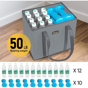 Set di 3 Borse Riutilizzabili per la Spesa Frost Abies con Fondo Rinforzato e Manici Pieghevoli per Alimenti e Prodotti Vari - Product Image 3