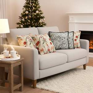 6PC Modern Cream and <b>Black</b> Pillow <b>Cover</b> Set Abstract Decorative <b>Cushion</b> Cases for Sofa and Bed - Product Image 6