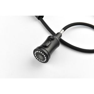 Rubinetto da cucina monocomando in acciaio inox con doccetta estraibile ad arco alto - Product Image 4