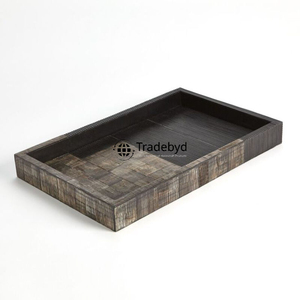 ถาดเสิร์ฟทำมือสุดหรู ดีไซน์ทันสมัยจากเขาสัตว์ คุณภาพพรีเมียม ตกแต่งโต๊ะกาแฟและโต๊ะอาหารอย่างมีระดับ โดย Tradebyd - Product Image 3