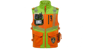Chaleco de Seguridad de Alta Visibilidad para Trabajadores de la Construcción, Chaleco Reflectante con Logotipo Personalizado, Ropa de Trabajo de Alta Visibilidad - Product Image 2