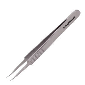 Équipement de microchirurgie de qualité supérieure en acier inoxydable # 5 pinces courbées à pointes recouvertes de TC de 0,3 mm, instruments médicaux - Product Image 5