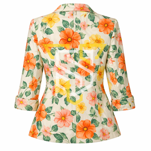 Vestido Casual de Verano para Mujer con Estampado Floral, Manga Tres Cuartos, Corte Holgado, Transpirable, Duradero y de Secado Rápido, Ajuste Regular - Product Image 3