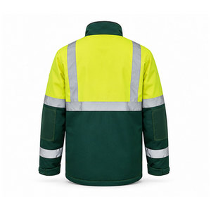 Comfort Fit <b>Working</b> Jacket High Visibility Reflective <b>Waterproof</b> With Multi Pocket Design For Professional Workwear Use - Product Image 4