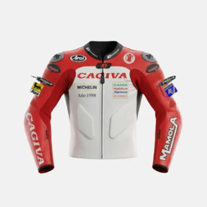 เสื้อแจ็คเก็ตมอเตอร์ไซค์หนังแท้สำหรับผู้ชาย รุ่น Zonda ทำจากหนังวัว/หนังจิงโจ้ คุณภาพพรีเมียม สำหรับนักขี่มอเตอร์ไซค์ มาตรฐาน CE - Product Image 1