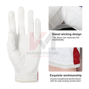 Griptac Performance Golf <b>Gloves</b> Premium Cabretta Leather Custom Logo Professional High-Traction Training Gear Wholesale Factory - Product Image 4