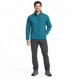 Chaqueta Softshell Ligera para Hombre, de Secado Rápido, Transpirable, Cortavientos, para Correr y Ciclismo al Aire Libre, Diseño Personalizado - Product Image 1