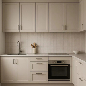 ตู้ครัวสำเร็จรูปไม้เบิร์ชแท้ ดีไซน์ทันสมัย ประกอบง่าย ทำความสะอาดง่าย พร้อมบริการติดตั้งครบวงจร - Product Image 1