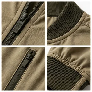 Chaqueta Deportiva Ligera para Hombre, Color Marrón Real, con Bolsillos Laterales, Estilo Casual, Corte Holgado, 100% Algodón, para Verano - Product Image 6