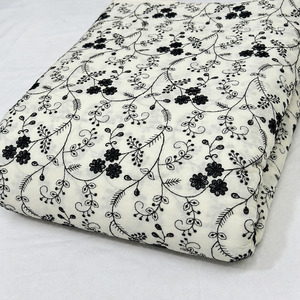 SQ embroidery fabric embroidered silk fabric <b>abaya</b> fabric kaftan material apparel sourcing wholesale garment manufacturing trade - Product Image 1