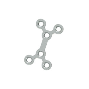 Plaques et vis maxillo-faciales en acier inoxydable de haute qualité, fourniture d'usine, implant chirurgical de qualité médicale à haute épaisseur, manuel d'implantation - Product Image 1