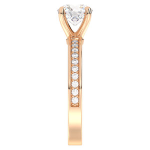 Bagues de fiançailles pour femmes REYES, design exclusif, argent sterling 925, moissanite taille brillant certifiée GRA, bijoux de haute qualité - Product Image 6