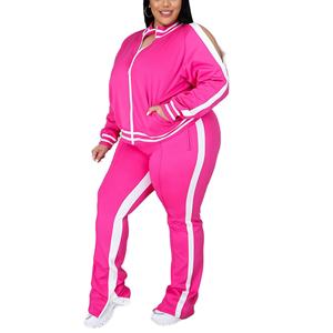 Chándal de chándal para mujer, conjunto de dos piezas, chándales deportivos de calidad superior, ropa al por mayor, compra a granel para correr con logotipo - Product Image 1