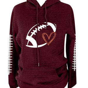 New Style Autumn Casual Women's Long-Sleeve <b>Hoodies</b> Front 100% Polyester for European American <b>Christmas</b> Clothes <b>Christmas</b> - Product Image 5