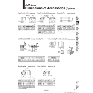 SMC Pneumatics Double articulation Y-J010C pièce pneumatique - Product Image 1