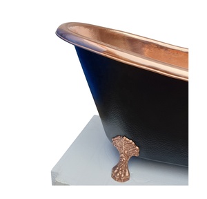 Latest Design Luxurious New Arrival Copper High Quality Handmade Copper Clawfoot <b>Bathtub</b> Sale by Manufacturer Bulk Wholesaler - Product Image 1