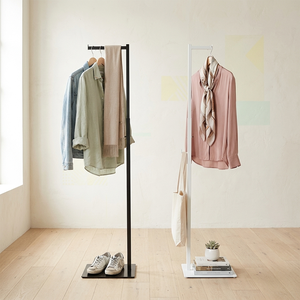 Présentoir de Vêtements Pliable en Métal Premium Bros Display – Porte-vêtements Robuste et Portable à Niveaux pour Présentation Commerciale - Product Image 3