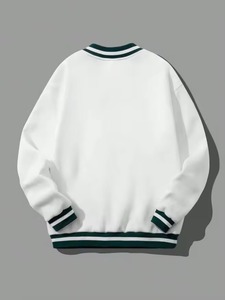 เสื้อกันหนาวผู้ชาย คอวี ลายการ์ตูน ทรงหลวม สั่งทำไซส์ได้ ปักโลโก้ ผ้าถัก โพลีเอสเตอร์/คอตตอน กันยับ ระบายอากาศดี เสื้อผ้ากีฬา ซักได้ - Product Image 2