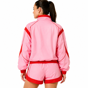 Chándal Deportivo de Nailon con Capucha para Mujer, Estampado, de Secado Rápido, Ligero, Transpirable, Antibacteriano, Ropa Deportiva Urbana, OEM, ODM, Venta al Por Mayor - Product Image 2