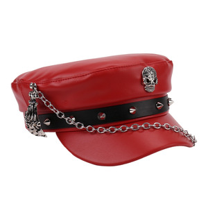 หมวกหนังทรงสามเหลี่ยมแบบกัปตันโจรสลัดแคริบเบียน สำหรับงานแฟนซี ฮาโลวีน เทศกาล คาร์นิวัล ปาร์ตี้คอสตูม - Product Image 3