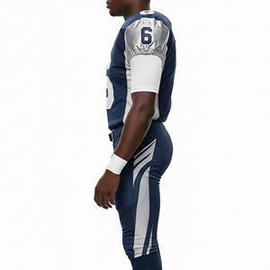 Nouveauté 2026 Polyester/Spandex Sublimé Manches Courtes Léger Respirant Séchage Rapide Grande Taille Football Américain 7V7 - Product Image 2