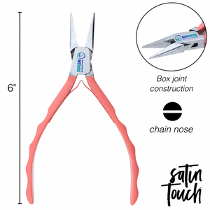 Professional Chain Nose Jewelry Pliers Precision <b>Needle</b> Nose <b>Beading</b> Pliers Stainless Steel Jewelry Making Tool OEM Custom Logo - Product Image 2