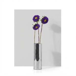 Vase à fleurs en métal élégant, sur pied, pour la décoration de la maison, de l'hôtel, du restaurant et des mariages - Product Image 1