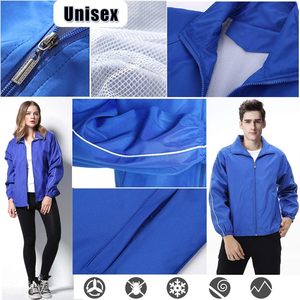 Vestes de travail unisexes YOWESHOP, logo personnalisable, chemises à manches longues, coupe-vent pour équipe en plein air, taille XL, rembourrage en polyester - Product Image 5