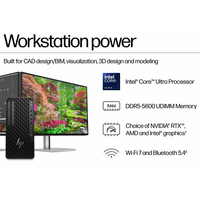 Nouvelle station de travail IA Intel Core Ultra 9 285 HPS Z1 Tower G1i avec RTX T1000-8G